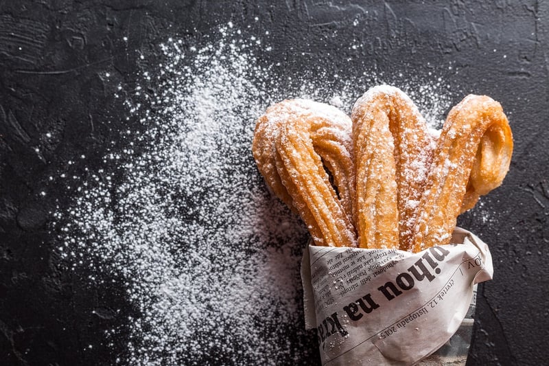Churro Ice Cream Sandwich